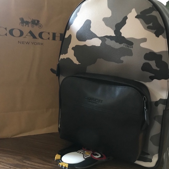 Coach Other - COACH Backpack CAMO leather New unisex